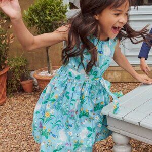 Mini Boden Girls' Spring Bunny Vintage Dress